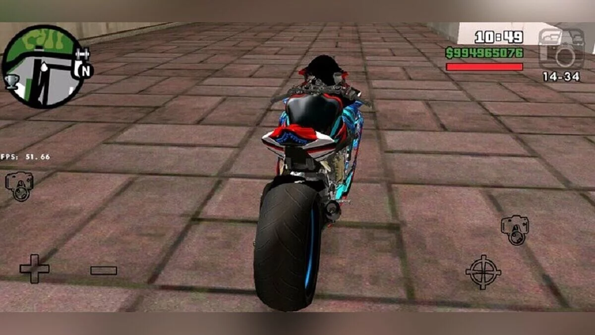 Kawasaki Ninja ZX-25R Robot / GTA San Andreas (iOS, Android)