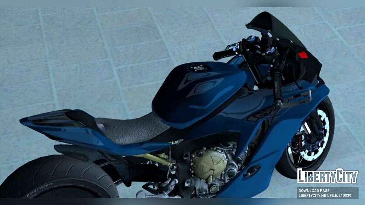 Kawasaki Ninja ZX25R (Midnight Blue + Aero) / GTA San Andreas (iOS, Android)