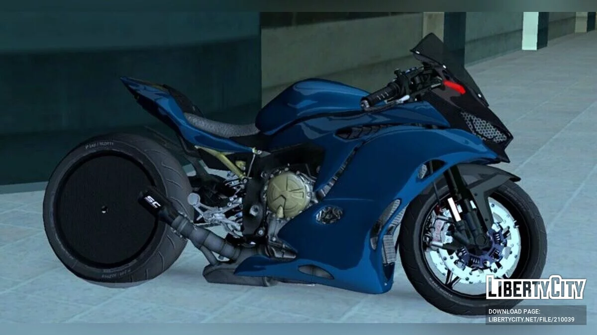 Kawasaki Ninja ZX25R (Midnight Blue + Aero) / GTA San Andreas (iOS, Android)