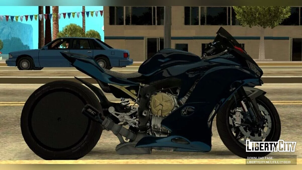 Kawasaki Ninja ZX25R (Midnight Blue + Aero) / GTA San Andreas (iOS, Android)