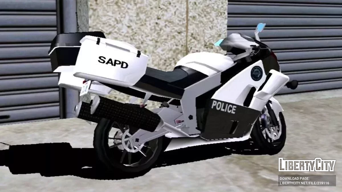 Shitzu Hakuchou Copbike (DFF) / GTA San Andreas (iOS, Android)