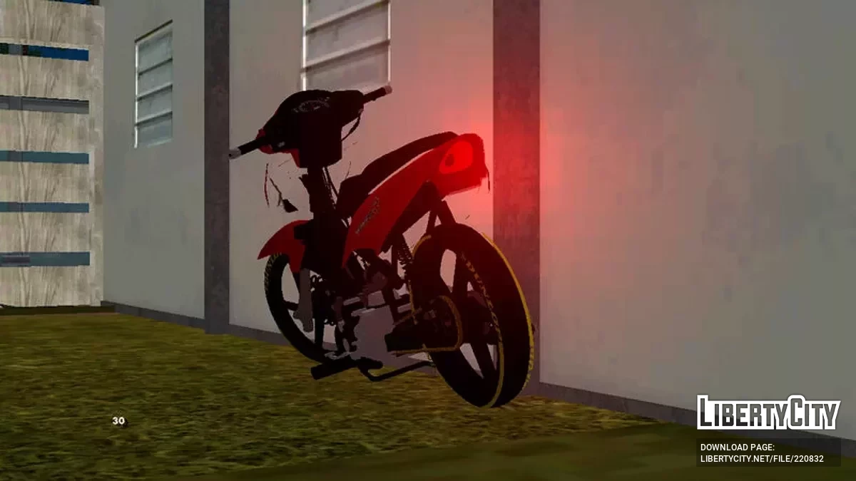 Honda Wave S Enfierrada (только DFF) / GTA San Andreas (iOS, Android)