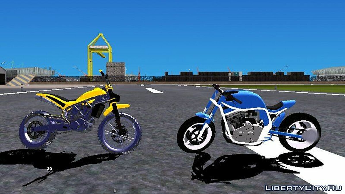 Пак мотоциклов из GTA 5 для GTA San Andreas (iOS, Android) - Картинка #4