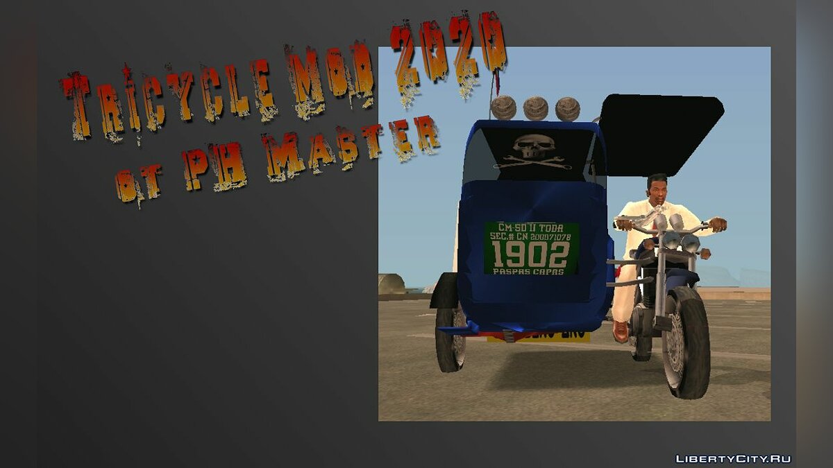 Tricycle Mod for Android 2020 PH Master для GTA San Andreas (iOS, Android) - Картинка #1