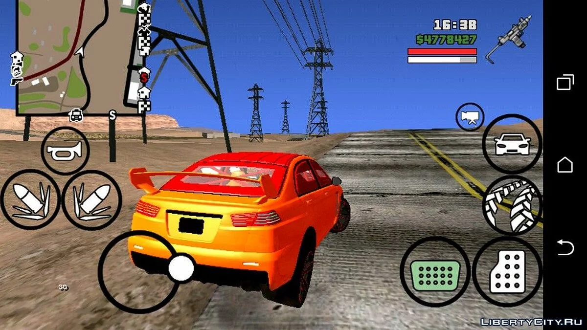 Настройки для машин как в GTA 4/GTA 5 / GTA San Andreas (iOS, Android)