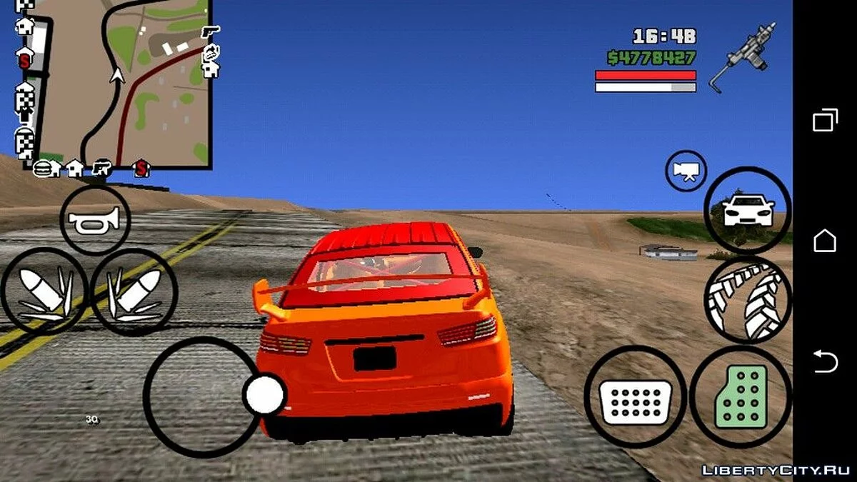 Настройки для машин как в GTA 4/GTA 5 / GTA San Andreas (iOS, Android)