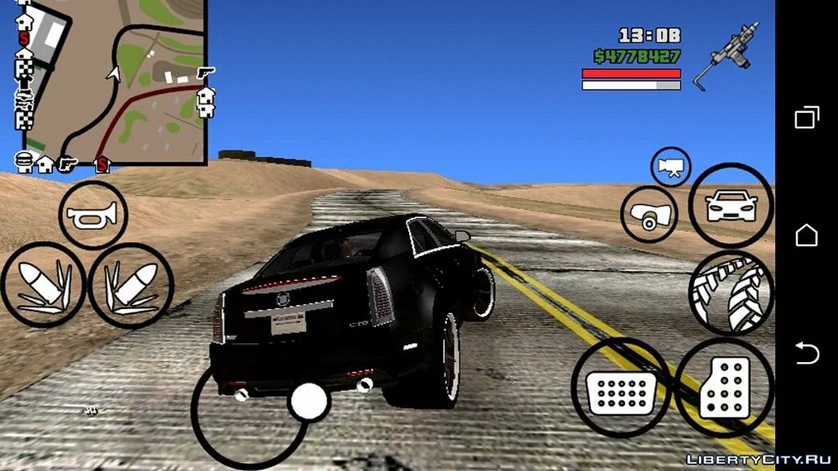 Настройки для машин как в GTA 4/GTA 5 / GTA San Andreas (iOS, Android)