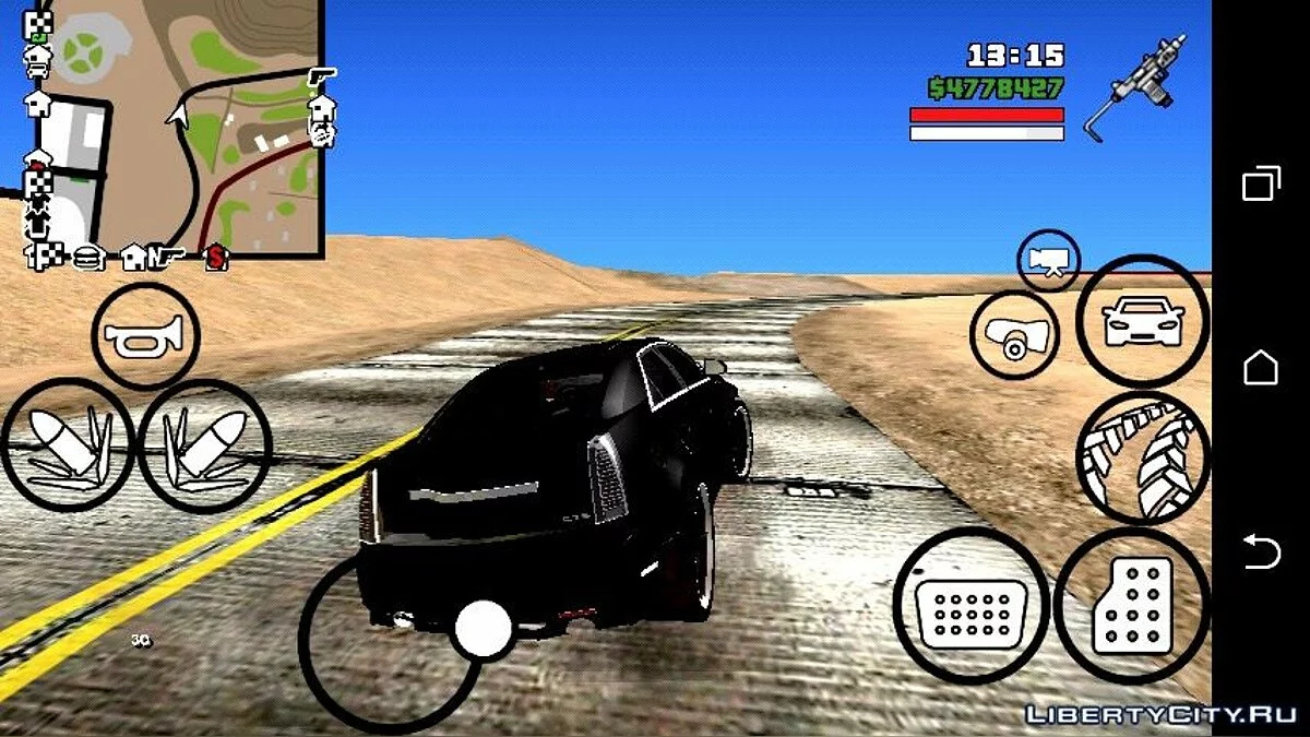 Настройки для машин как в GTA 4/GTA 5 / GTA San Andreas (iOS, Android)