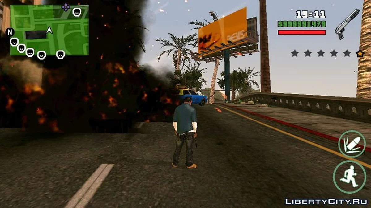 Экстремальное усиление оружия / GTA San Andreas (iOS, Android)