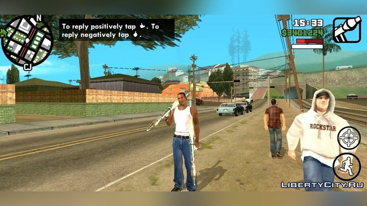 Скачать Два оружия в руках для GTA San Andreas (iOS, Android)