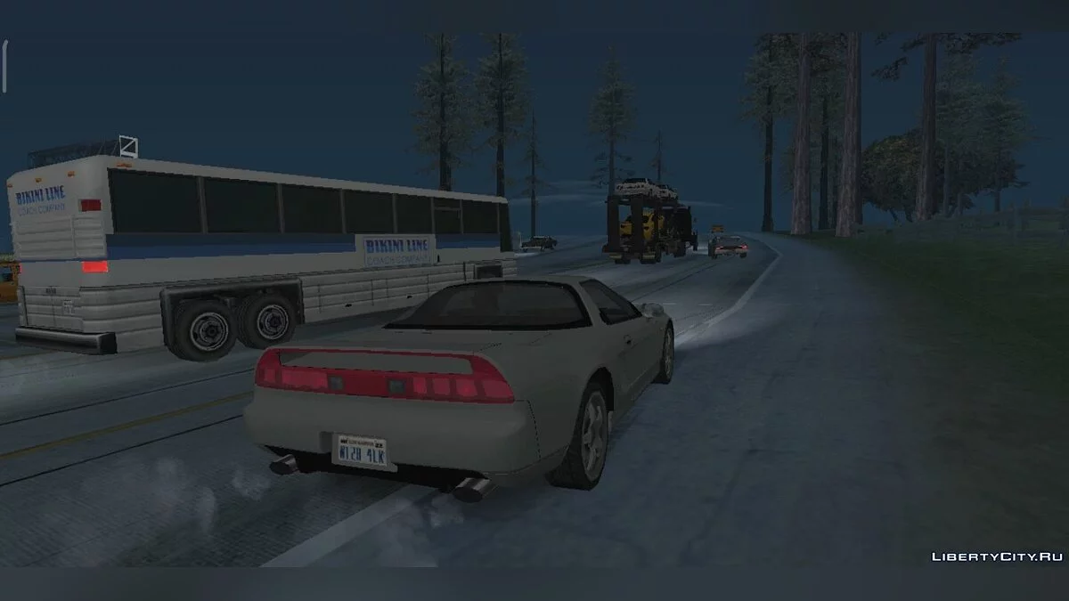 Новый дорожный траффик [NOT CLEO] / GTA San Andreas (iOS, Android)