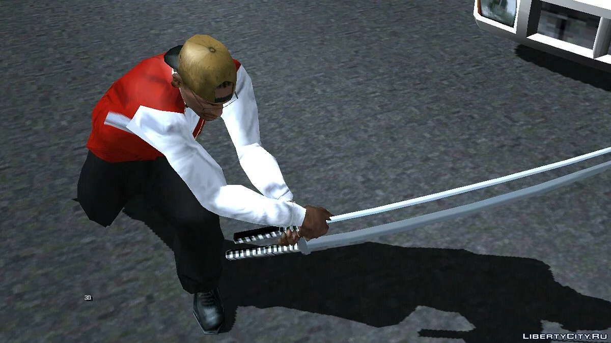 Две катаны в руках / GTA San Andreas (iOS, Android)