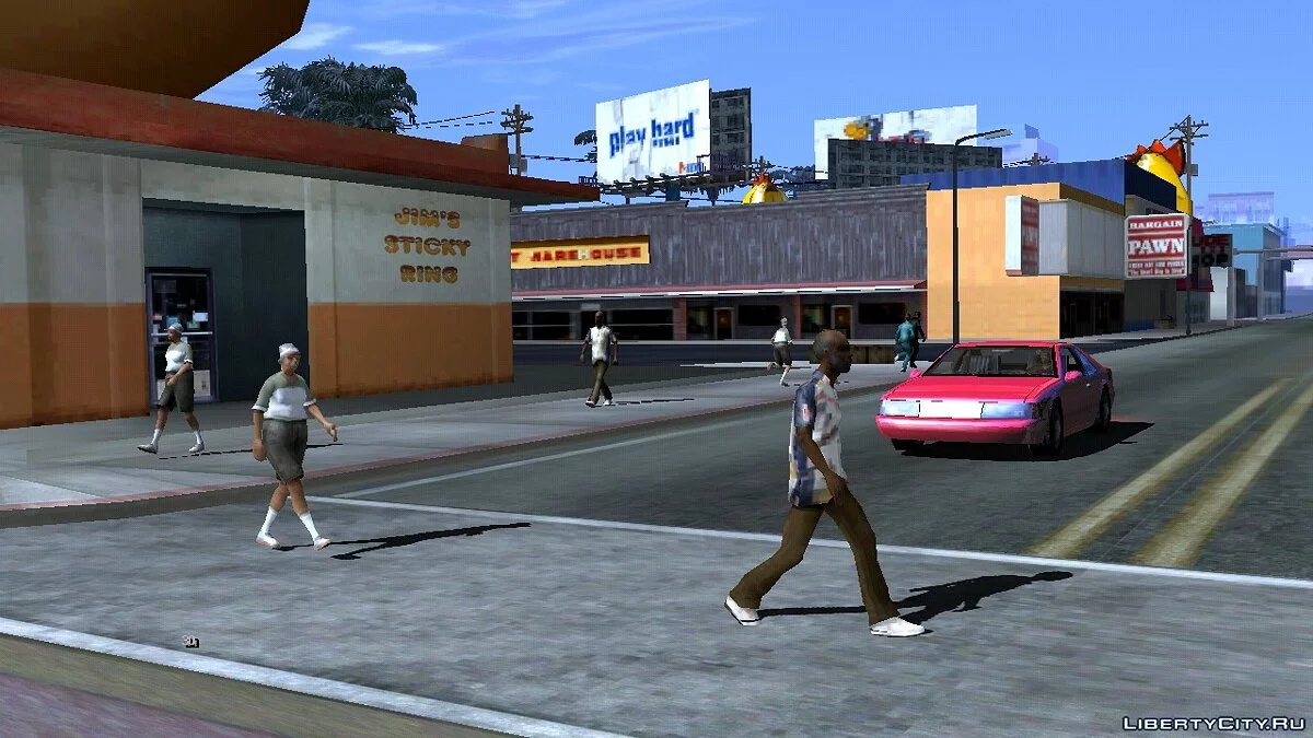 Максимальное количество пешеходов / GTA San Andreas (iOS, Android)