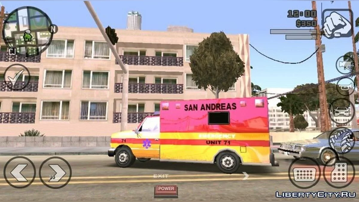 Новый цвет для скорой помощи / GTA San Andreas (iOS, Android)