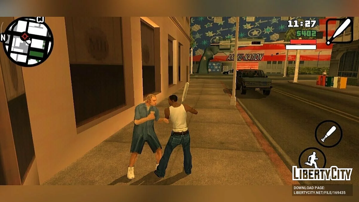 Реалистичные параметры оружия и машин / GTA San Andreas (iOS, Android)