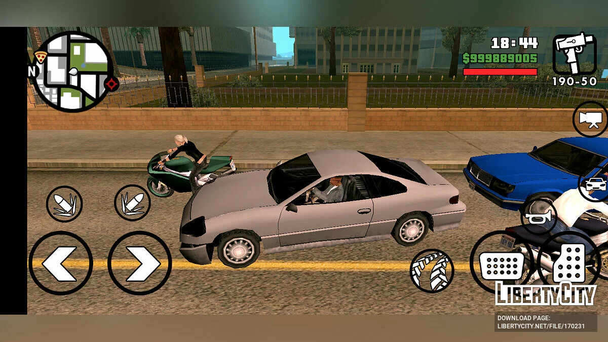 Уникальные машины в трафике / GTA San Andreas (iOS, Android)