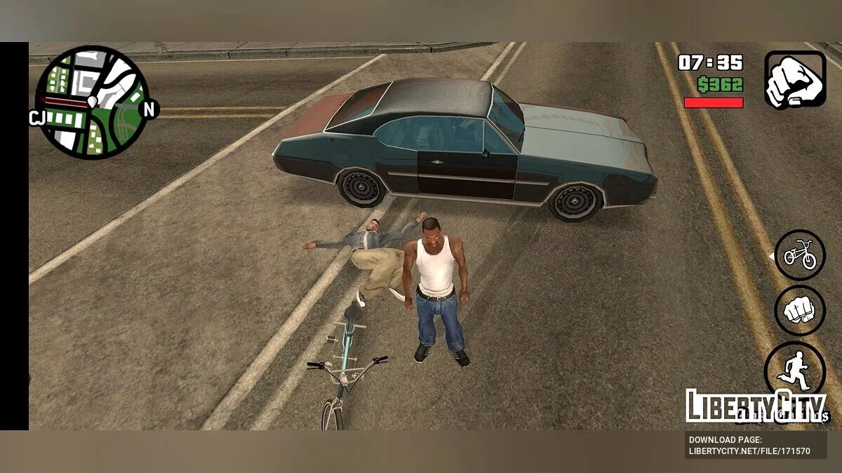 Новые анимации из GTA 4 / GTA San Andreas (iOS, Android)