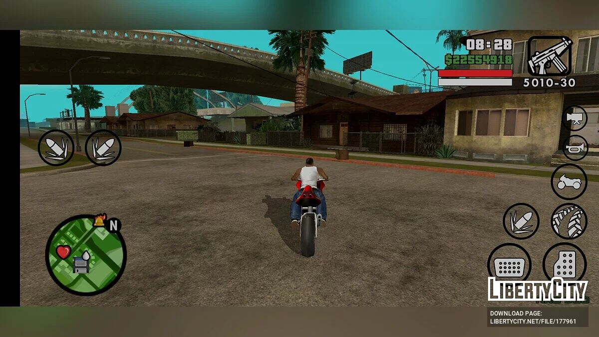 Интерфейс как в Xbox 360/PS3 / GTA San Andreas (iOS, Android)