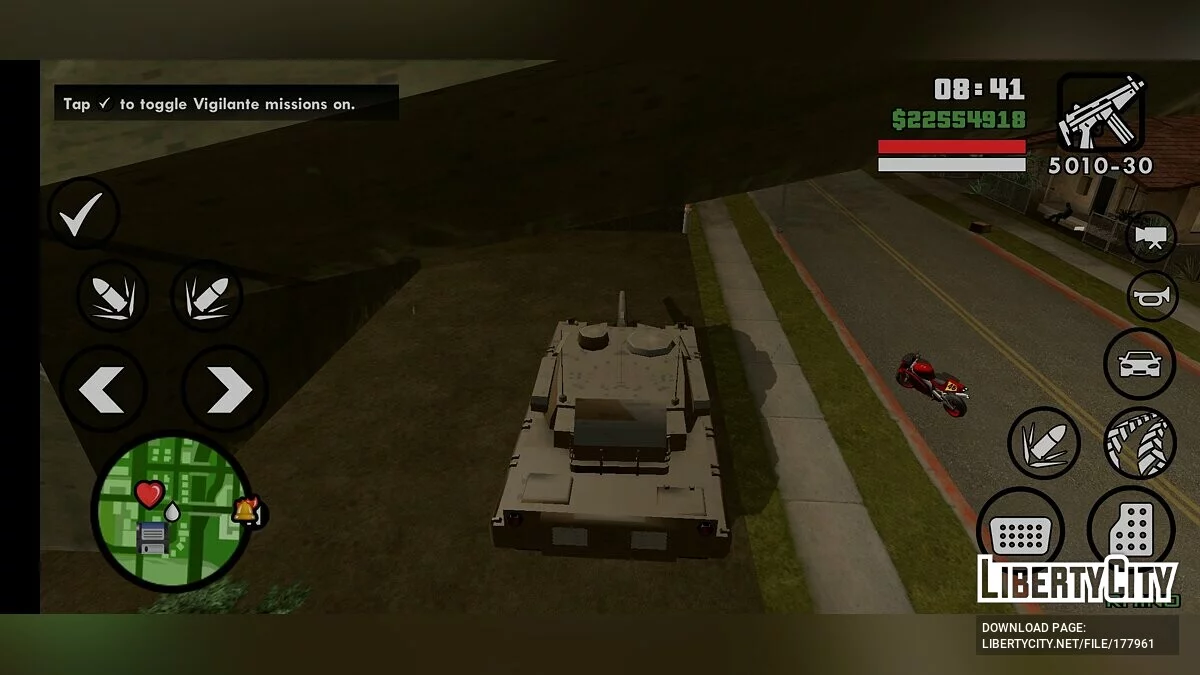 Интерфейс как в Xbox 360/PS3 / GTA San Andreas (iOS, Android)