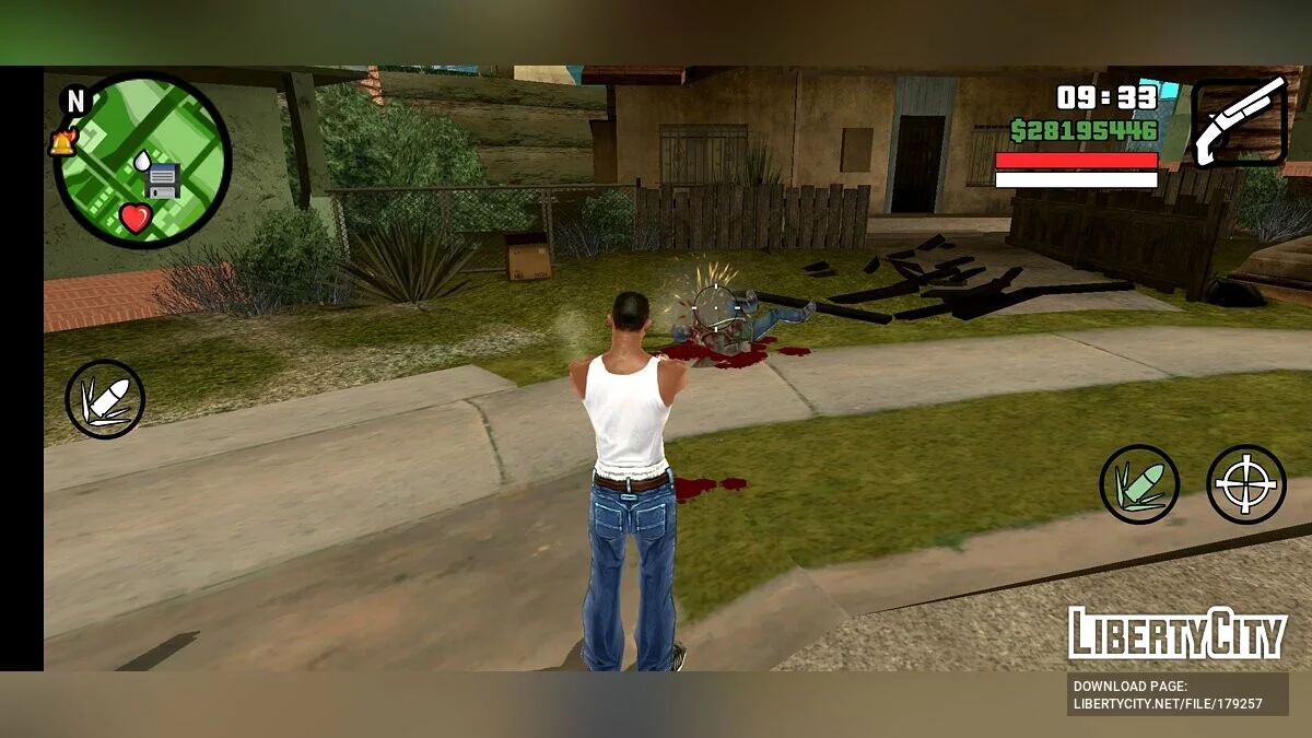 Обрез без перезарядки / GTA San Andreas (iOS, Android)