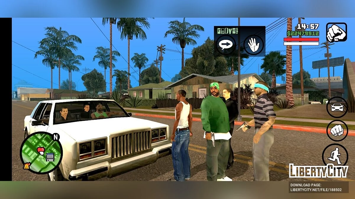 Нанять Триаду и Varrios Los Aztecas к себе в банду / GTA San Andreas (iOS, Android)
