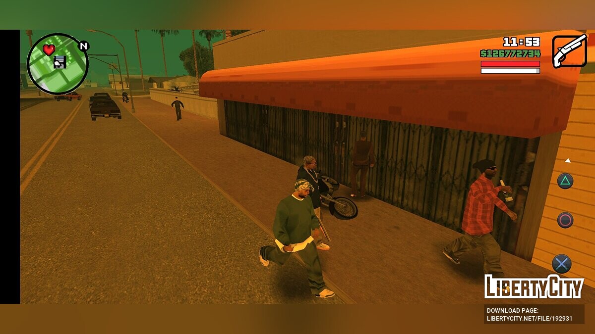 Замена pedgrp.dat в GTA San Andreas (iOS, Android) (45 файлов)