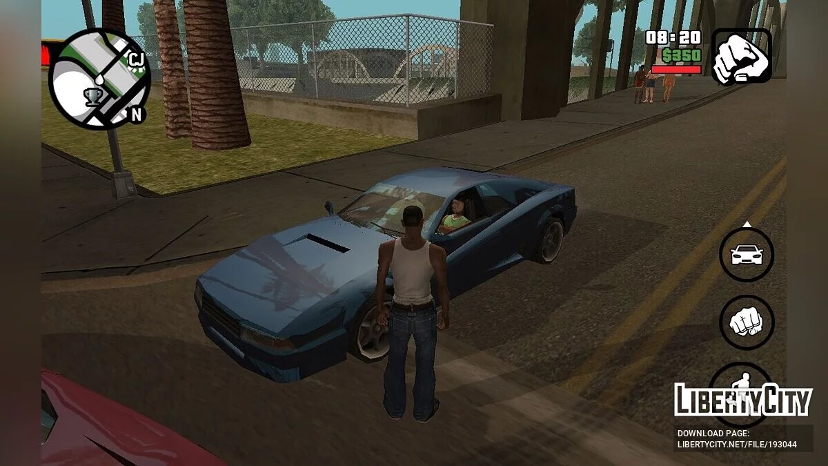 Уличные банды водят суперкары / GTA San Andreas (iOS, Android)