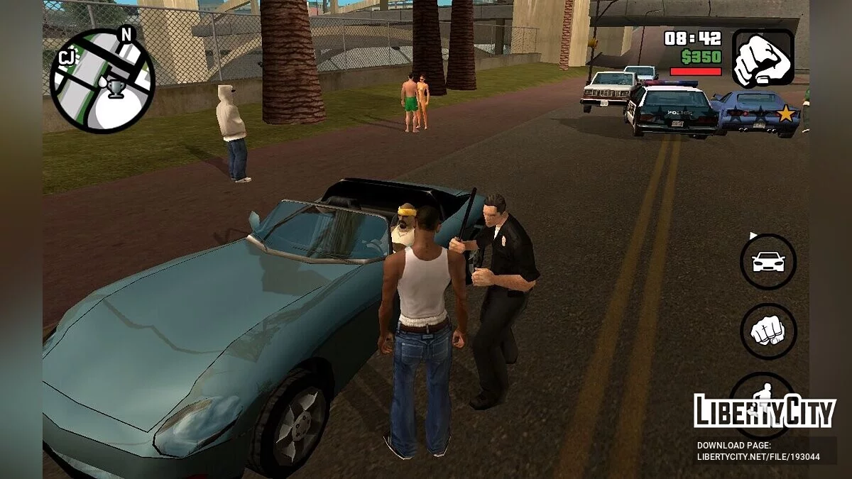 Уличные банды водят суперкары / GTA San Andreas (iOS, Android)