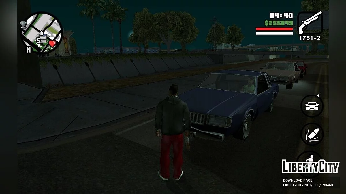 Уличные банды поменялись машинами / GTA San Andreas (iOS, Android)