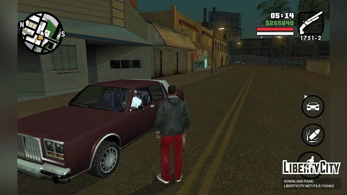 Уличные банды поменялись машинами / GTA San Andreas (iOS, Android)