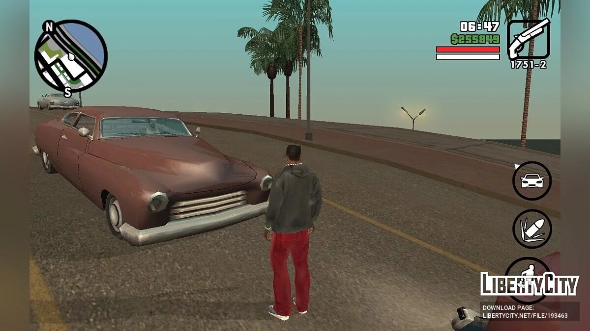 Уличные банды поменялись машинами / GTA San Andreas (iOS, Android)