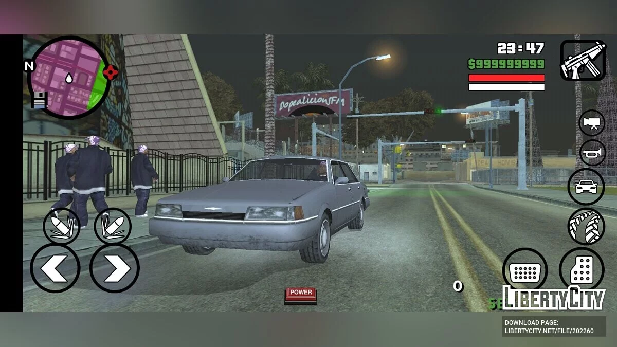 Улучшенный трафик / GTA San Andreas (iOS, Android)