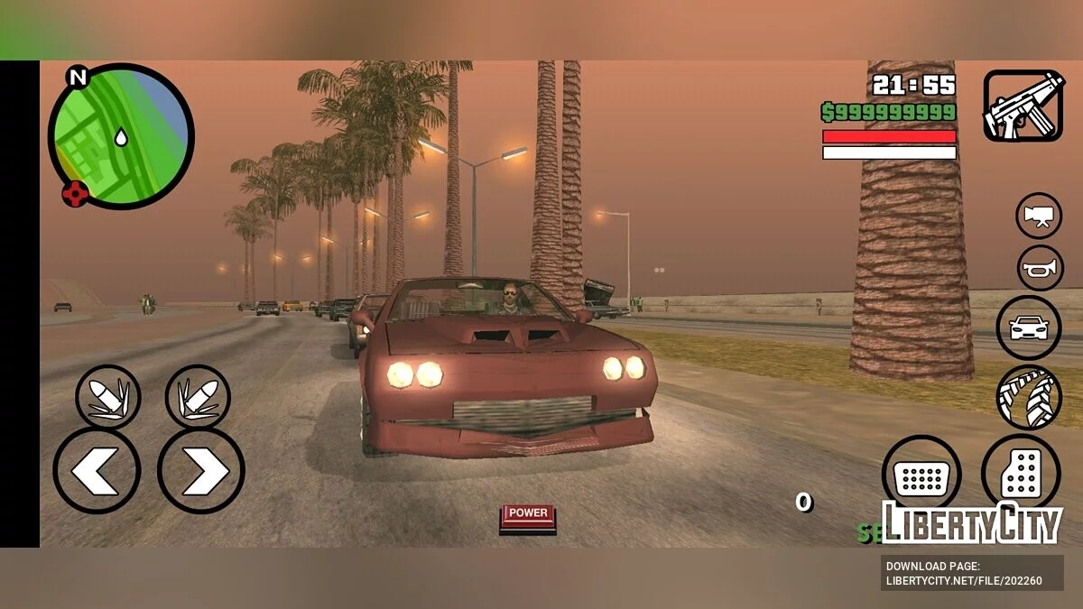 Улучшенный трафик / GTA San Andreas (iOS, Android)