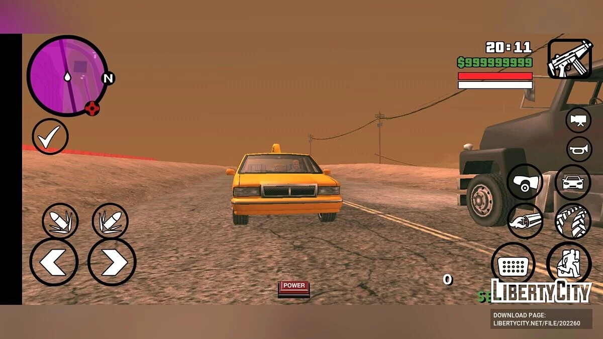 Улучшенный трафик / GTA San Andreas (iOS, Android)