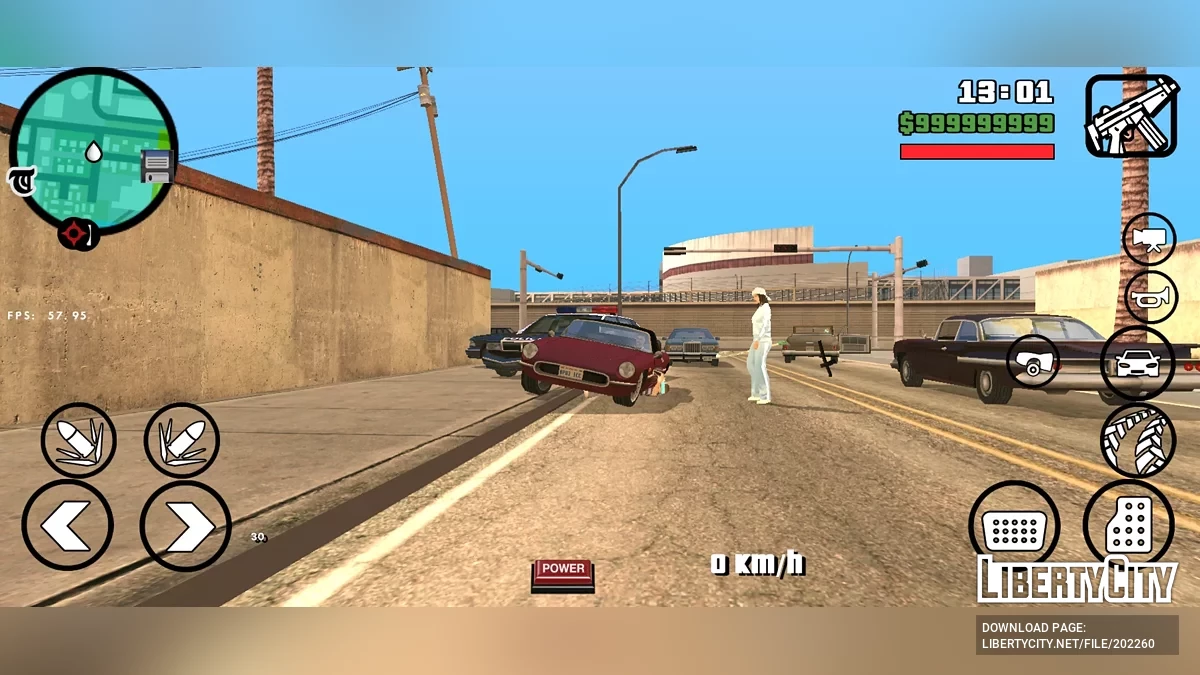 Улучшенный трафик / GTA San Andreas (iOS, Android)