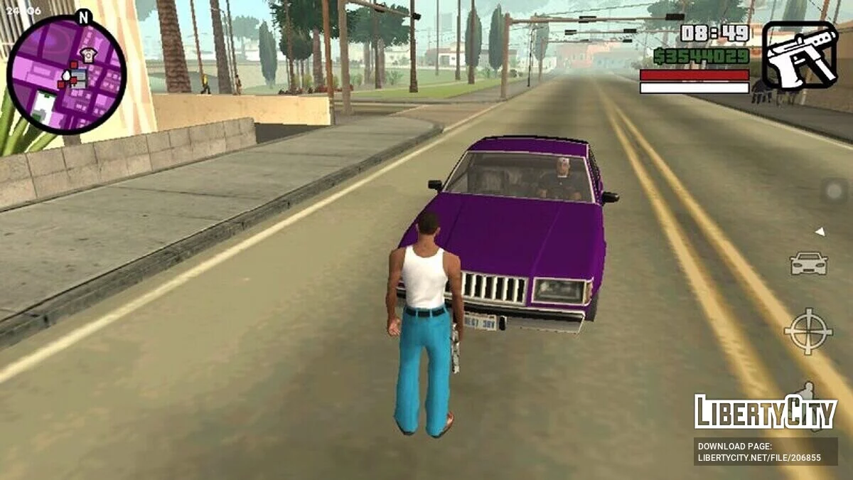 Цвета банд для транспорта / GTA San Andreas (iOS, Android)