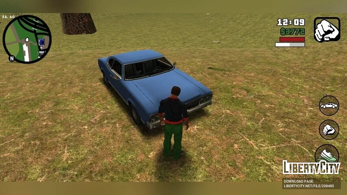 Гангстерские цвета для транспорта / GTA San Andreas (iOS, Android)