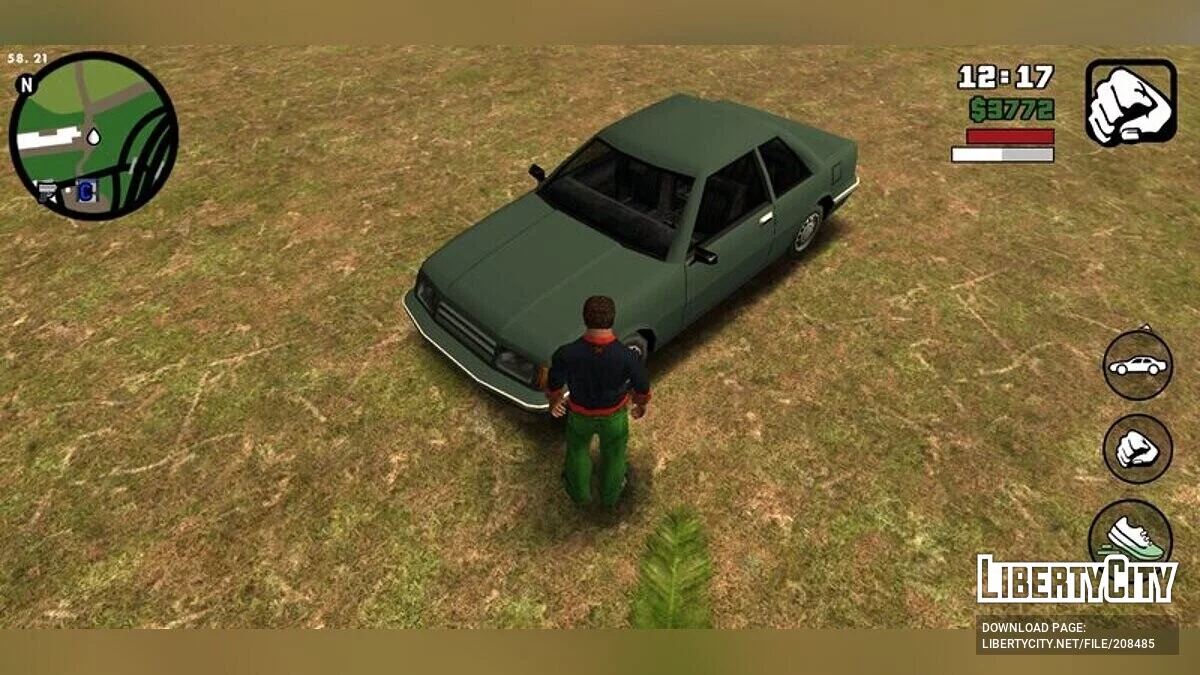 Гангстерские цвета для транспорта / GTA San Andreas (iOS, Android)