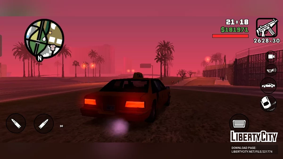 GTA SA: DE Classic Lighting Timecyc / GTA San Andreas (iOS, Android)