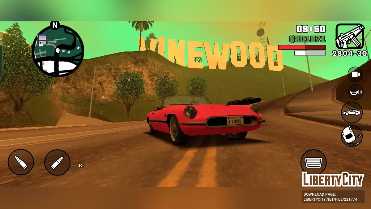 GTA SA: DE Classic Lighting Timecyc / GTA San Andreas (iOS, Android)