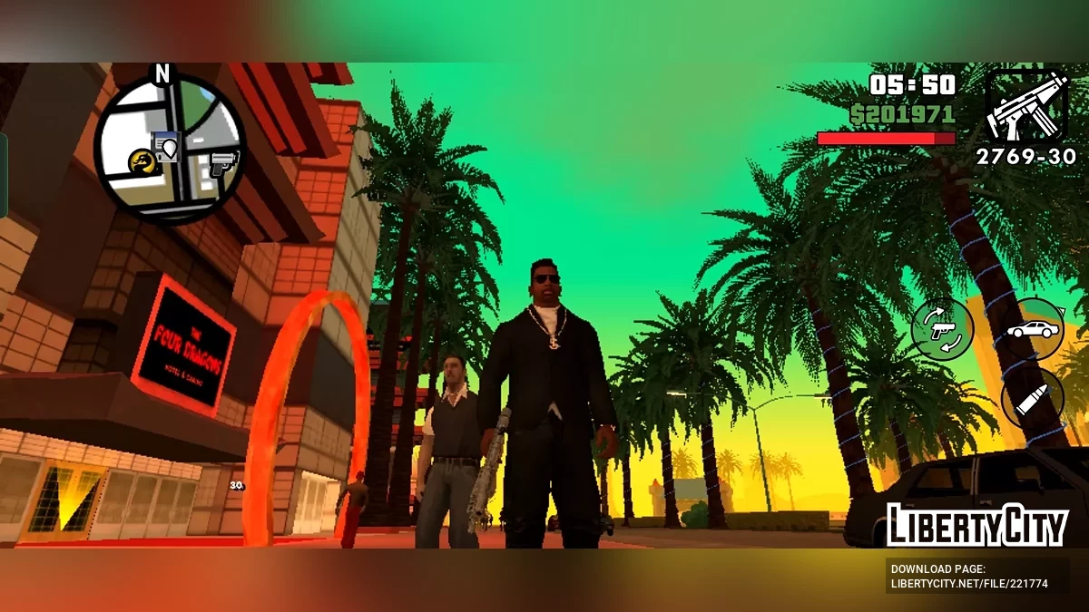 GTA SA: DE Classic Lighting Timecyc / GTA San Andreas (iOS, Android)