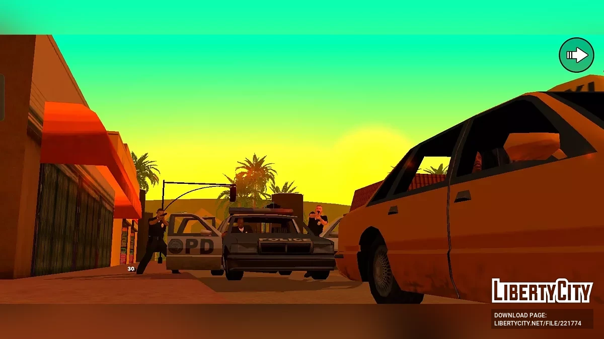 GTA SA: DE Classic Lighting Timecyc / GTA San Andreas (iOS, Android)