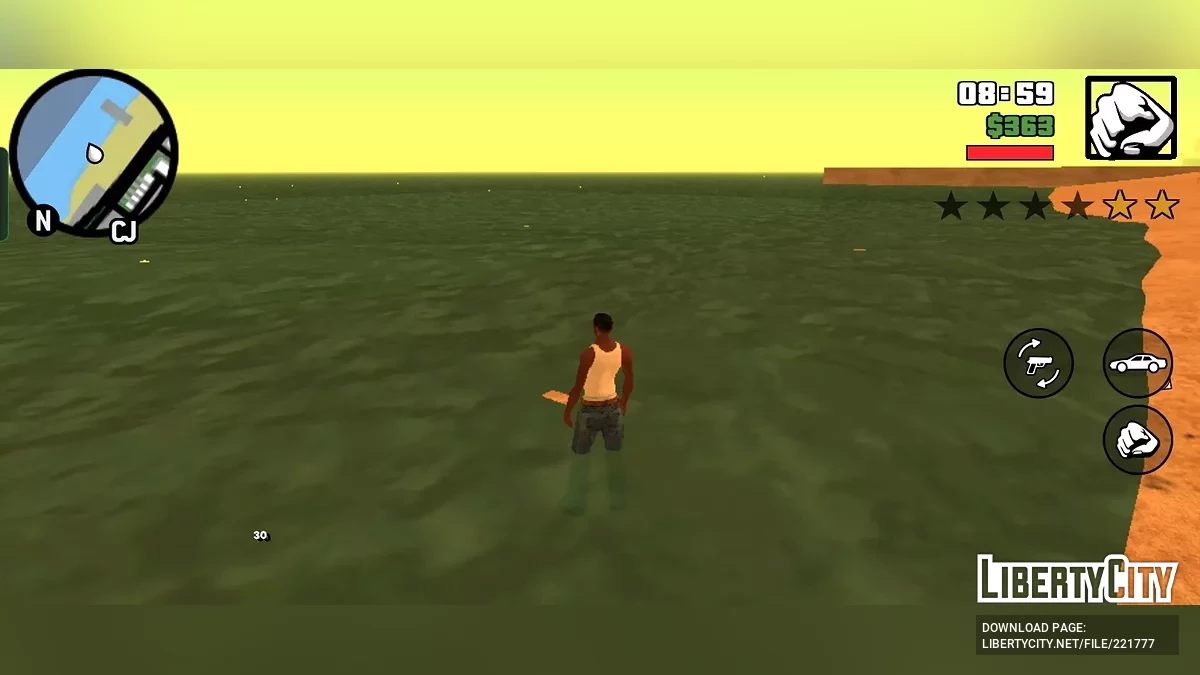 Эффекты из SA: DE / GTA San Andreas (iOS, Android)