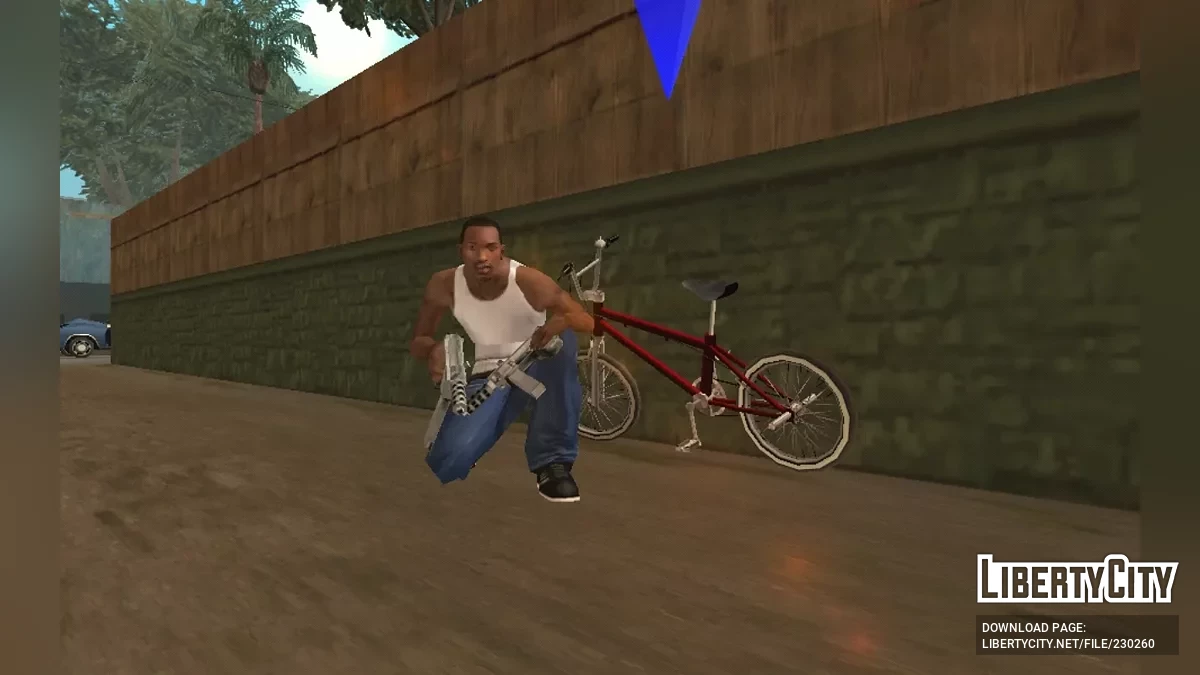 Пистолеты-пулеметы с расширенными возможностями / GTA San Andreas (iOS, Android)
