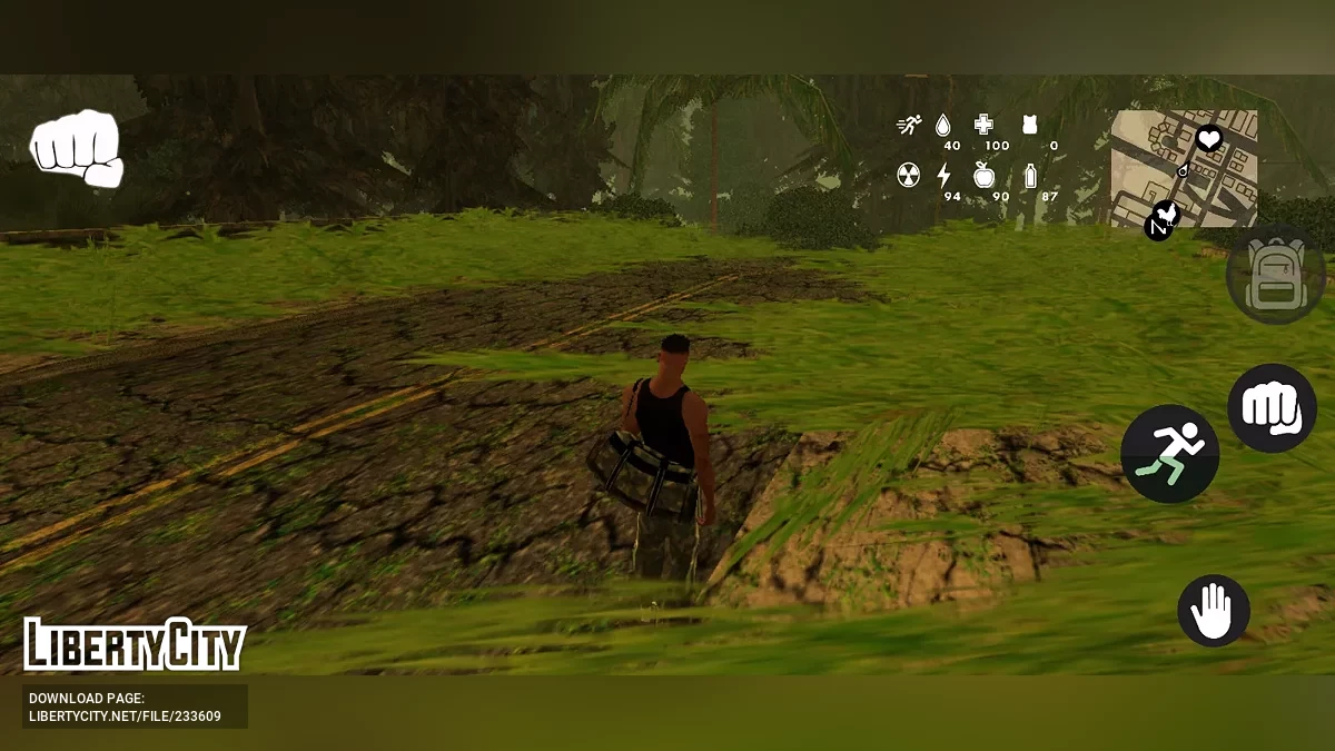 Трава на улицах / GTA San Andreas (iOS, Android)