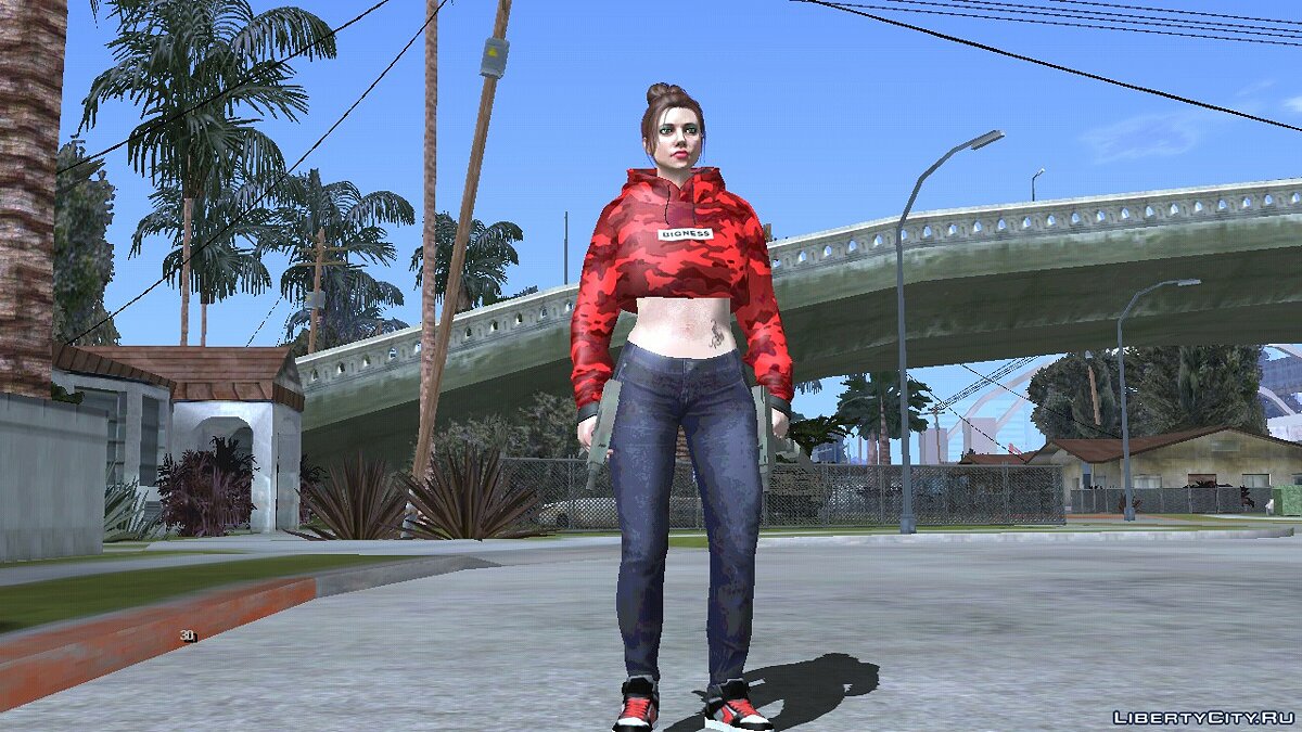 Рандомный скин девушки из GTA Online #6 для GTA San Andreas (iOS, Android) - Картинка #1