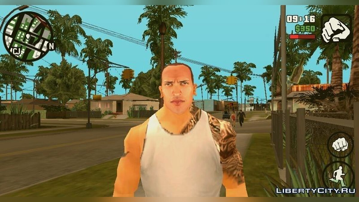 Скачать Rock Skin для GTA San Andreas (iOS, Android)