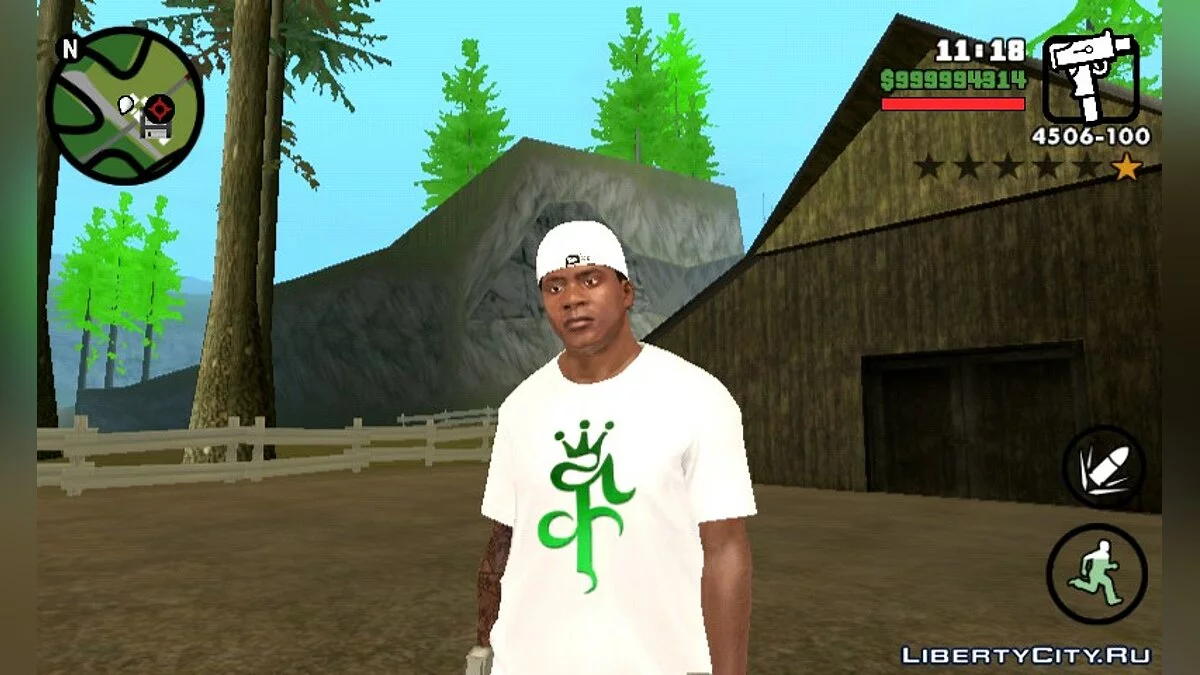 Модель Франклина из GTA V (Player.img/Android) / GTA San Andreas (iOS, Android)