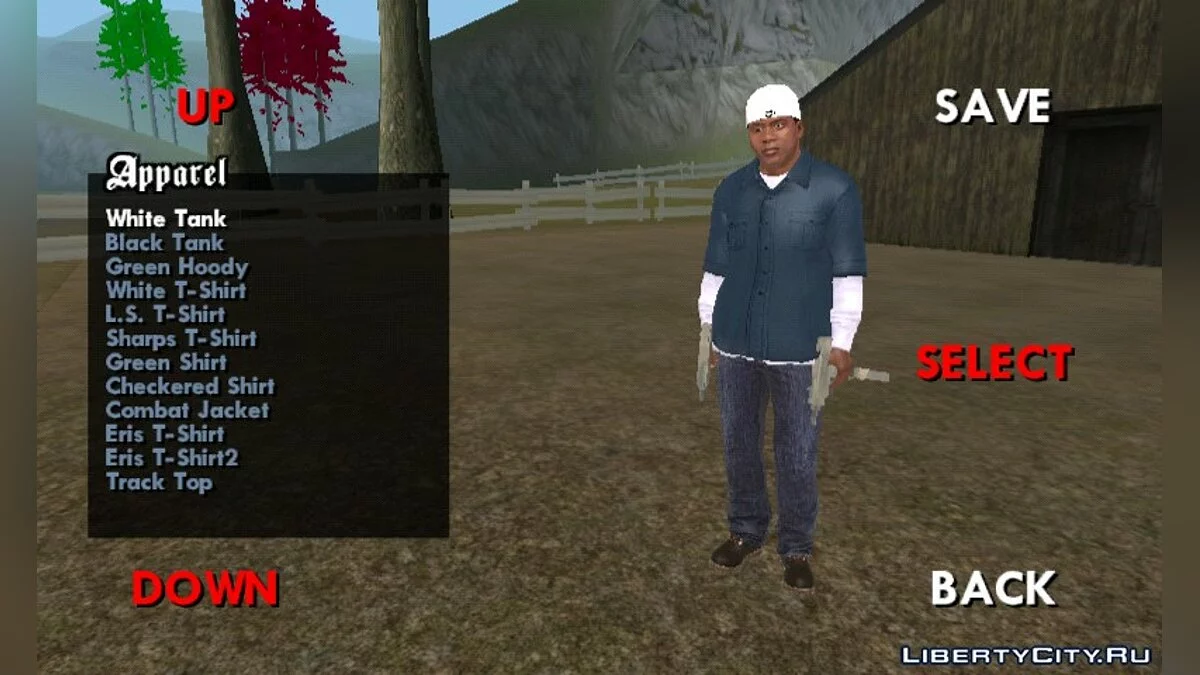Модель Франклина из GTA V (Player.img/Android) / GTA San Andreas (iOS, Android)