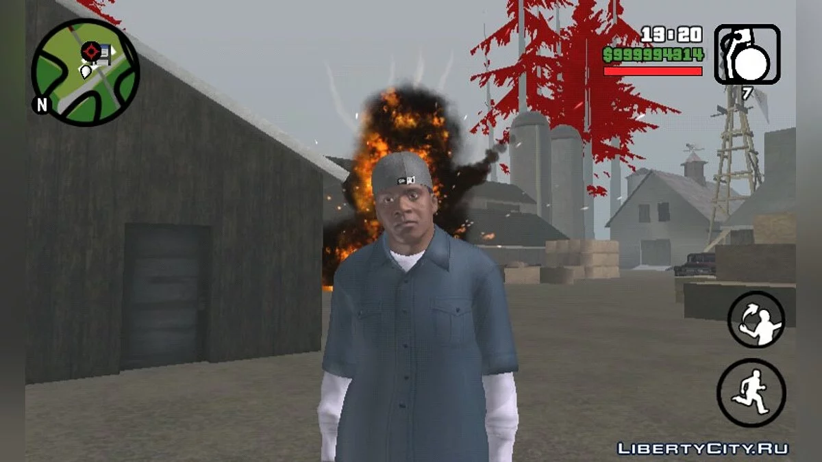 Модель Франклина из GTA V (Player.img/Android) / GTA San Andreas (iOS, Android)